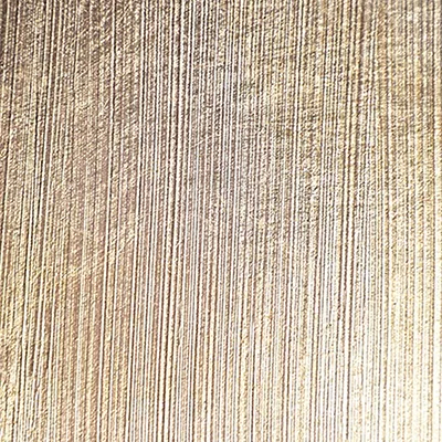 Close-up Aged Silver Leaf: surface in aged silver tones with a soft vertical brushed texture. Features a matte sheen and slightly darker nuances in the brushed lines.