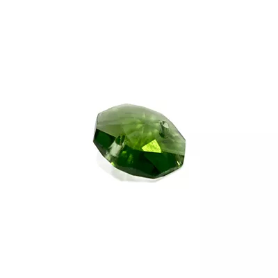 Close-up Eternity Glass Green: smooth and transparent surface in a deep cobalt green tone, with an intense sheen.