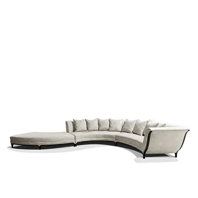 Blissful arcs curve to form the Heavenly Sofa.