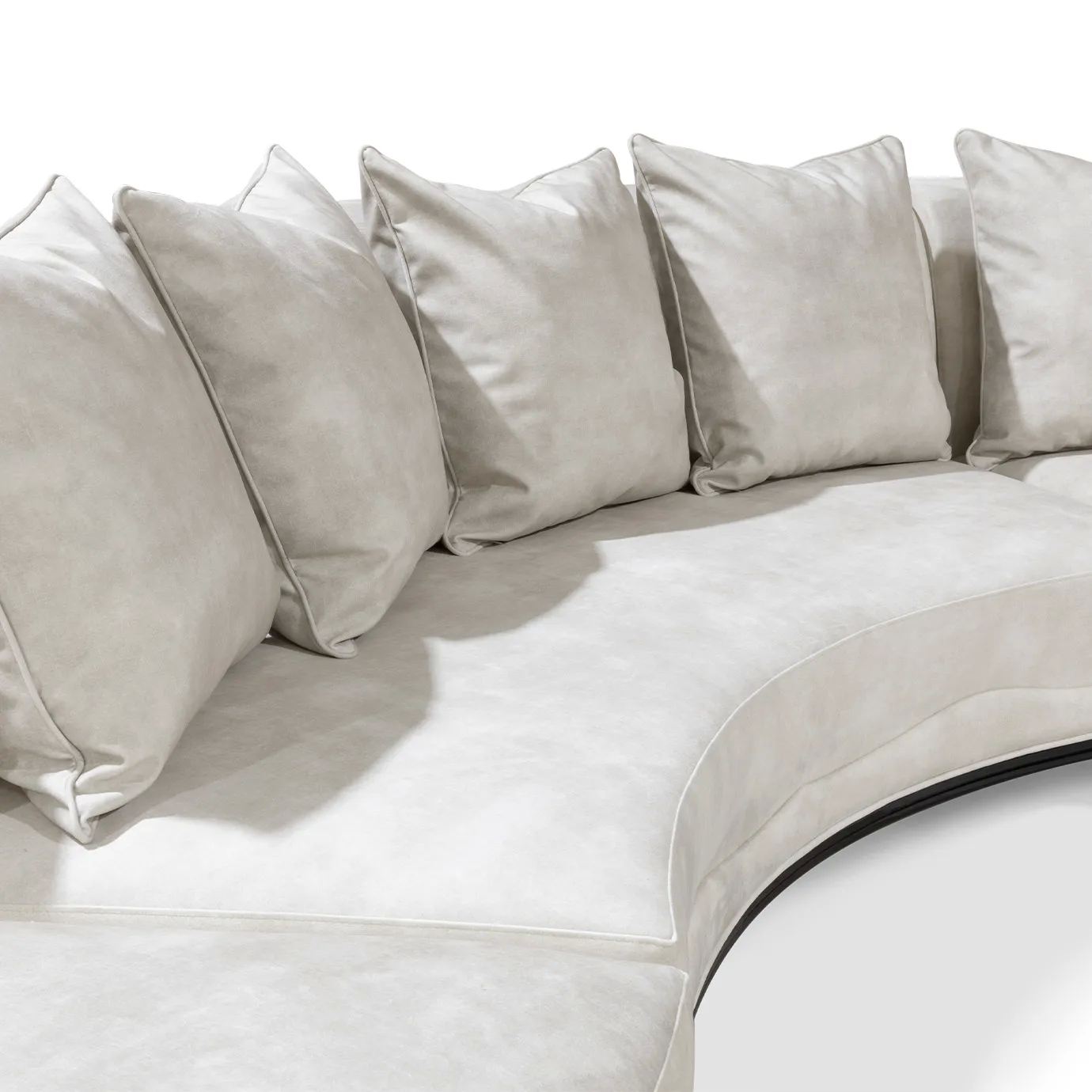 Blissful arcs curve to form the Heavenly Sofa.