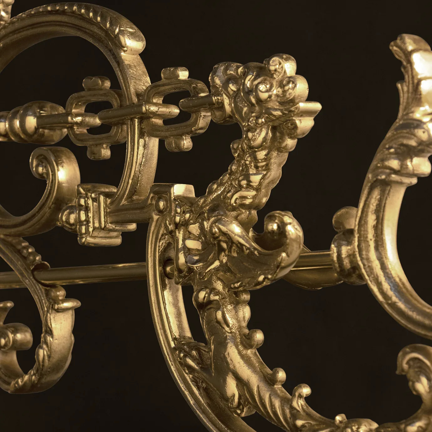 Close-up of the Lumiere Wall Lamp’s adjustable metal joint, highlighting functional design and smooth finish for versatile lighting in modern interiors