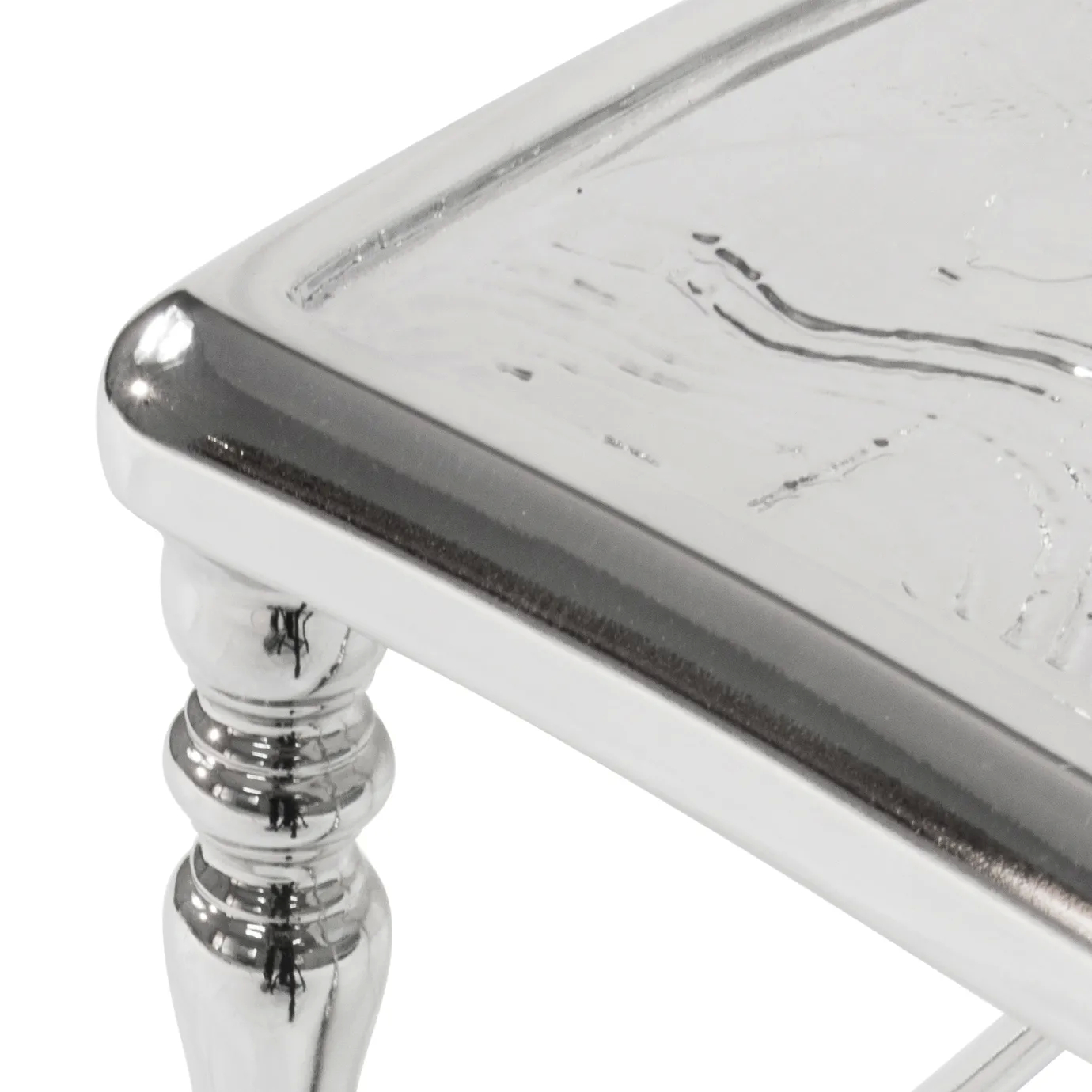 Sophisticated chair with a sleek, modern design and a plush, curved backrest for a refined look.