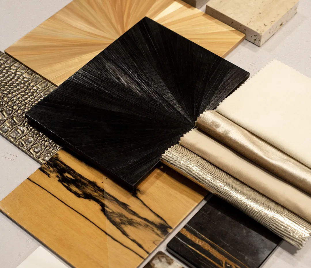 KOKET selection of materials and bespoke finishes