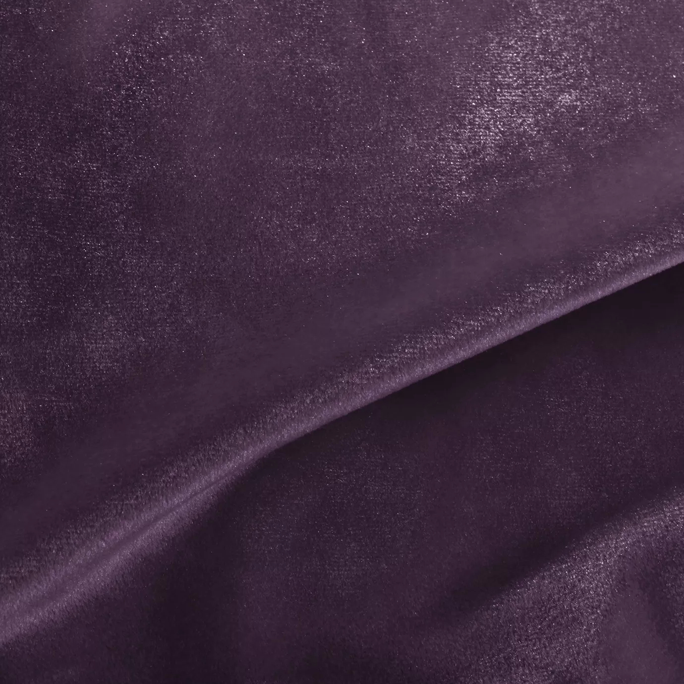 Elegant close-up of a Silky Velvet 408 fabric swatch in a luminous and soft mauve tone, showcasing its smooth texture and the delicate folds that highlight its elegant and silky sheen