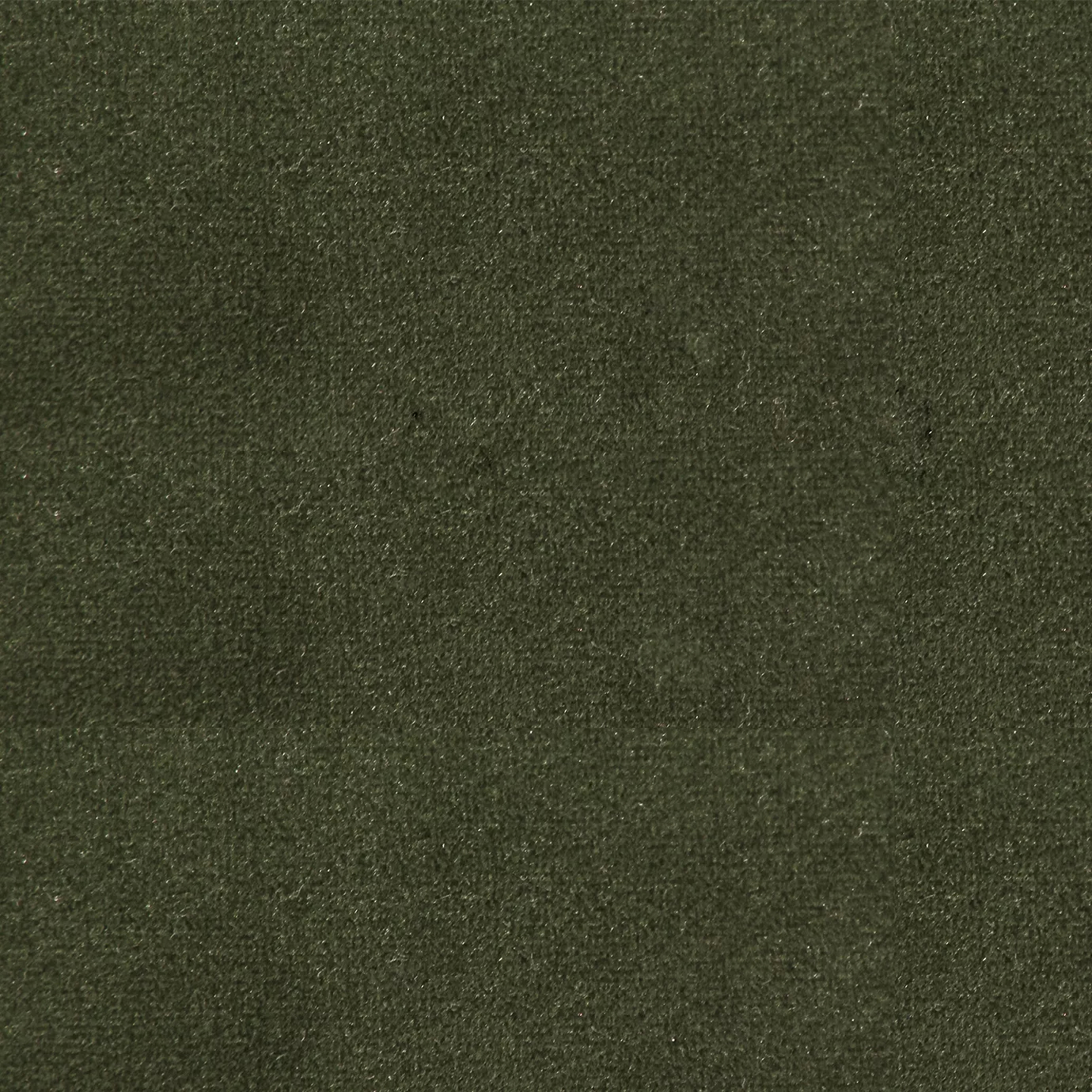 Soft and elegant close-up of a Lux Velvet Eden Green 0790 fabric swatch in a rich and natural moss green tone, showcasing its velvety texture and a delicate sheen that gives it a feeling of comfort and intense, earthy elegance.