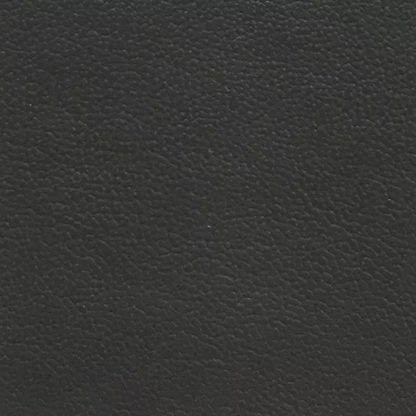 Close-up Jet 14466 Synthetic Leather: dark gray synthetic leather with a fine pebbled texture. Features a smooth and even sheen.
