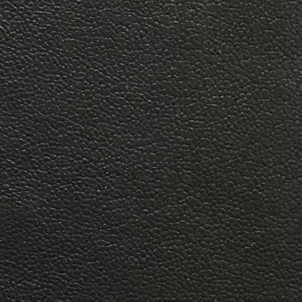 Close-up Jet 150 Synthetic Leather: Fine-grained, matte black synthetic leather with a consistent, slightly raised texture across the surface.