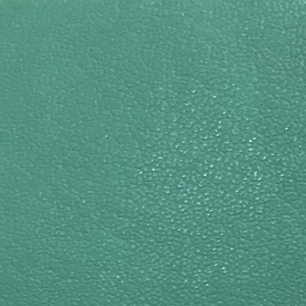 Close-up Jet 6452 Synthetic Leather: soft turquoise synthetic leather with a fine pebbled texture. Features a smooth and even sheen.
