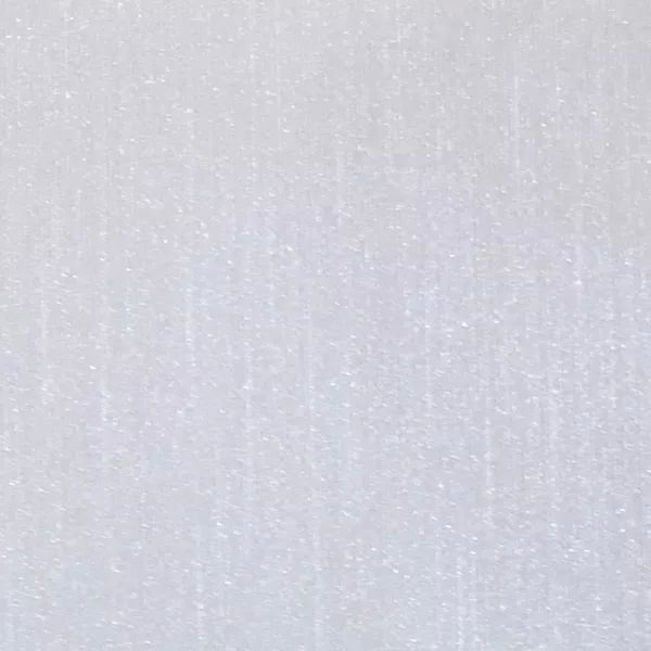 A close-up of Pearl Synthetic Leather in a pure white shows a subtle, vertical ribbed texture with a delicate, pearlescent sheen.