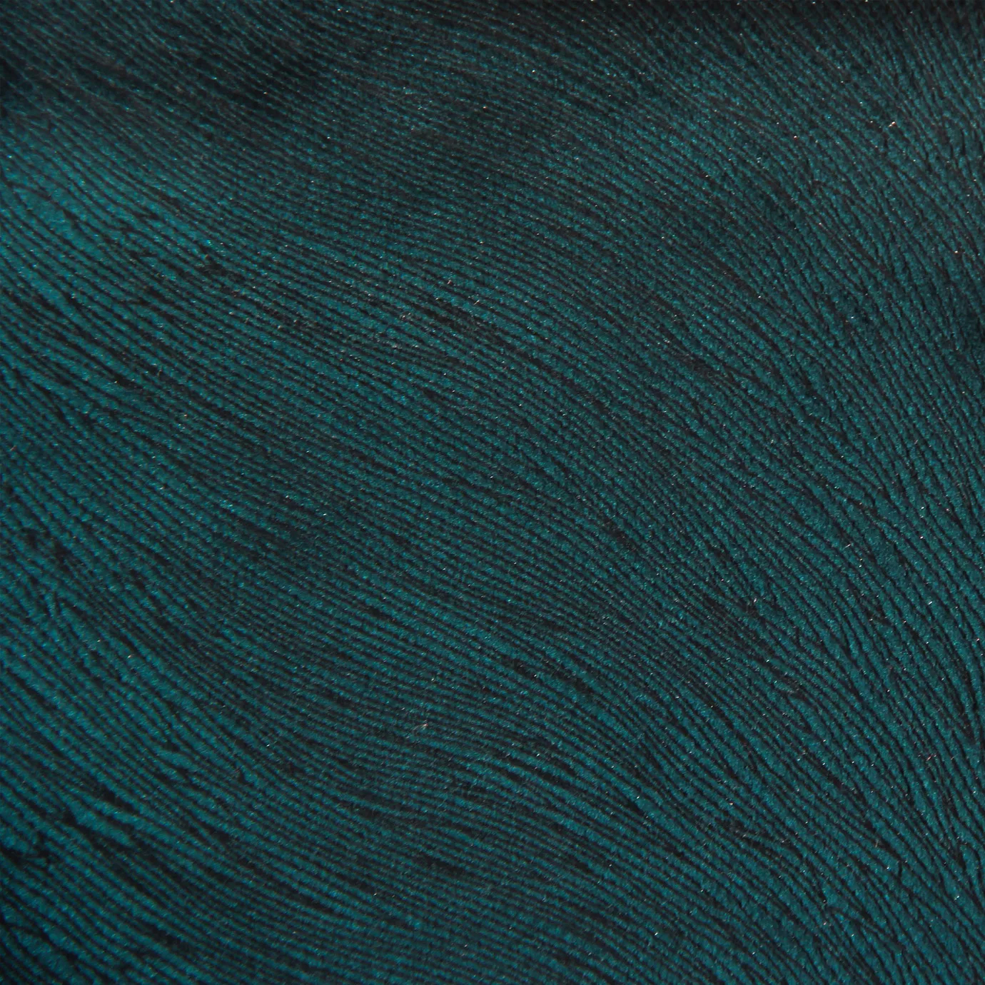 A detailed view of textured Hide Velvet 081 fabric in a deep teal or dark green color.