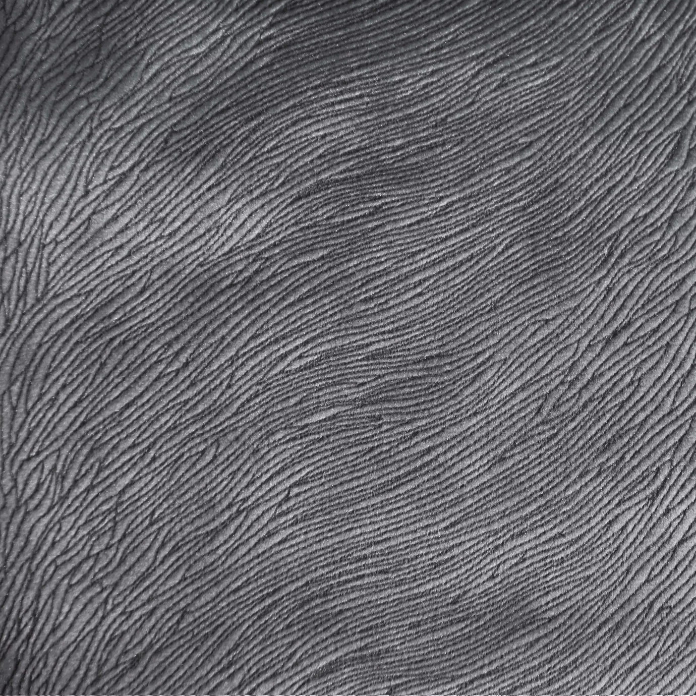 Detailed texture of Hide Velvet 091 fabric in a medium to dark gray shade.