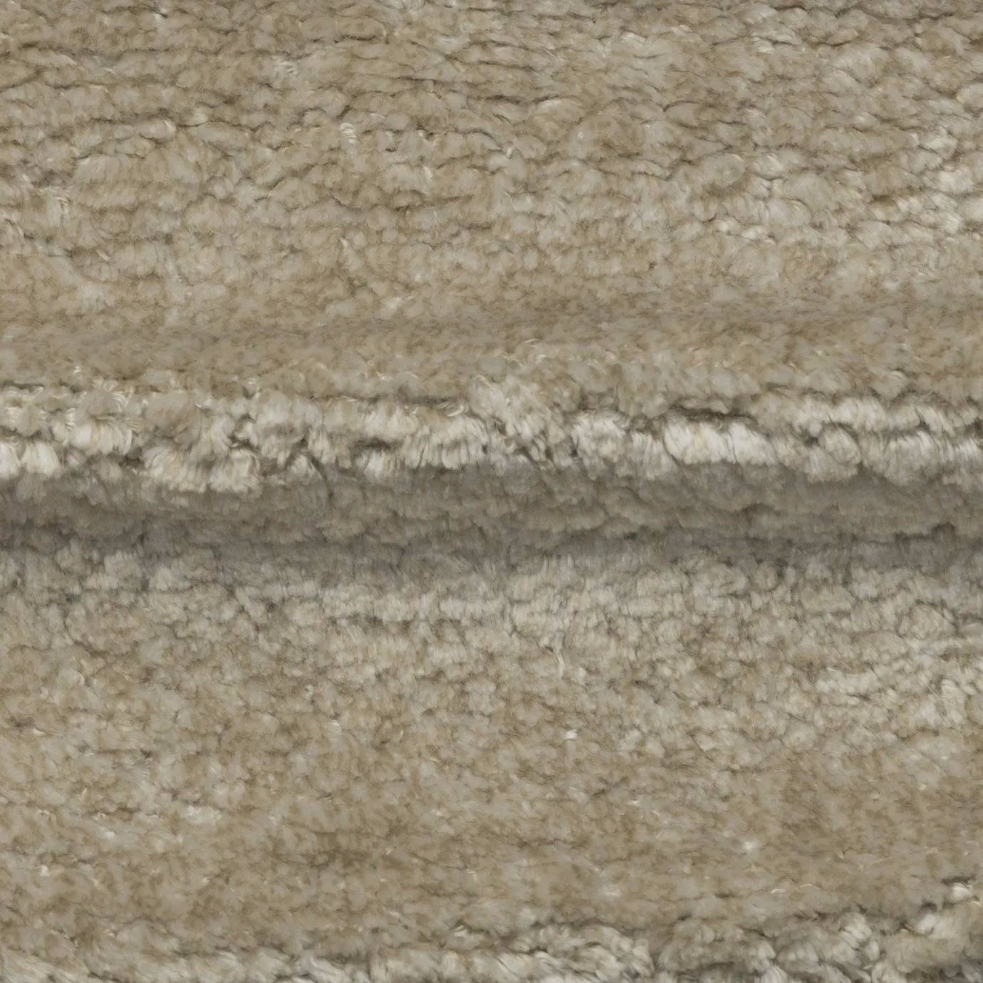 Close-up of Champagne Lush Velvet Fabric, showing its soft, dense pile and subtle sheen.