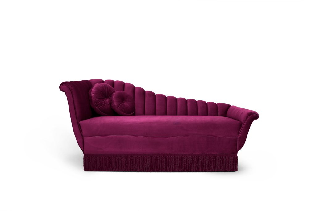 Millicent chaise by KOKET, Barbiecore look