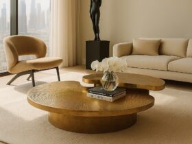 myth coffee table metal couture design dubai interiors