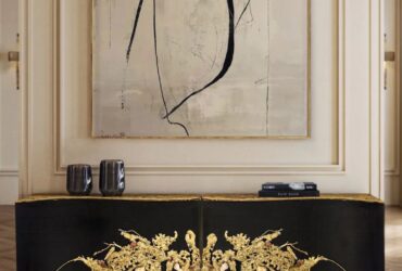Empress Console: A Statement Luxury Entryway Table by KOKET