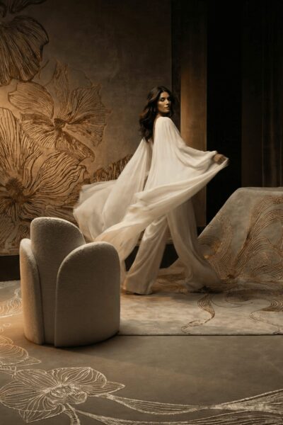 koket soft pleasures collection luxury nature inspired botanical customizable rugs