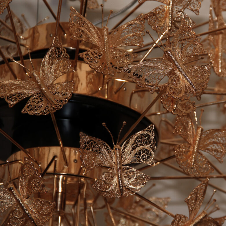nymph chandelier filigree lighting