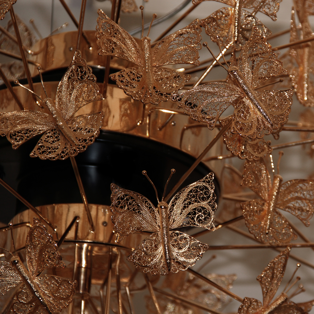 nymph chandelier filigree lighting