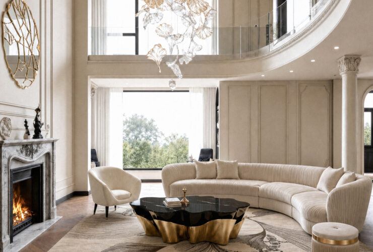 Custom Luxury Furniture - KOKET Living Room Canada