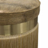 Isabella Leather Stool