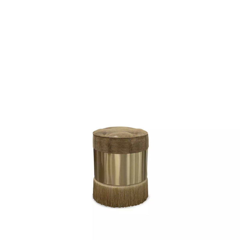 Olivia Leather Stool