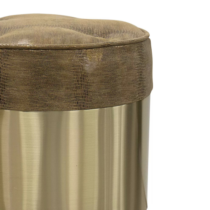 Olivia Leather Stool